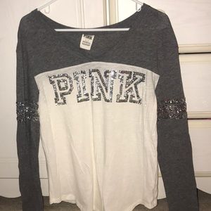VS Pink Long Sleeve Top